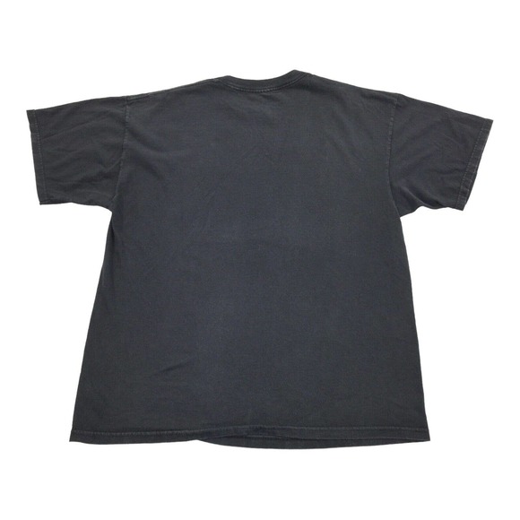 Marvel Deadpool Many Faces Funny Short Sleeve T-Shirt XL Adult Black Orange - Picture 2 of 5